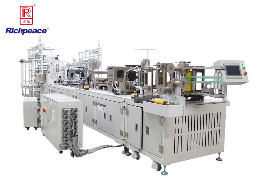 富怡全自動高速折疊口罩生產線 （焊耳帶)