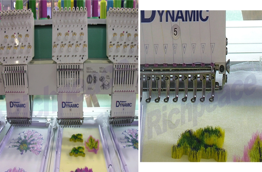 富怡電腦精密植絨繡花機(jī)