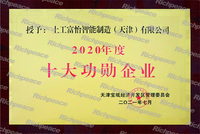 十大功勛型企業